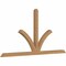 Ekena Millwork Richland Timber Gable Bracket, Western Red Cedar, 96"W x 48"H x 3 1/2"D x 3 1/2"F, 12/12 Pitch GBW096X48X0404RIC00SWR - alternate 3